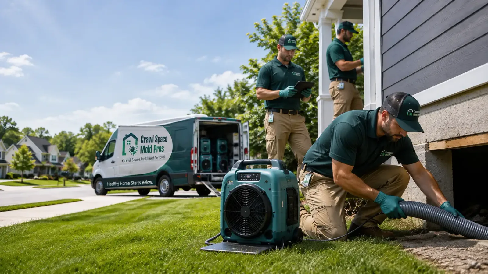 Crawl Space Mold Removal in Orion, IL